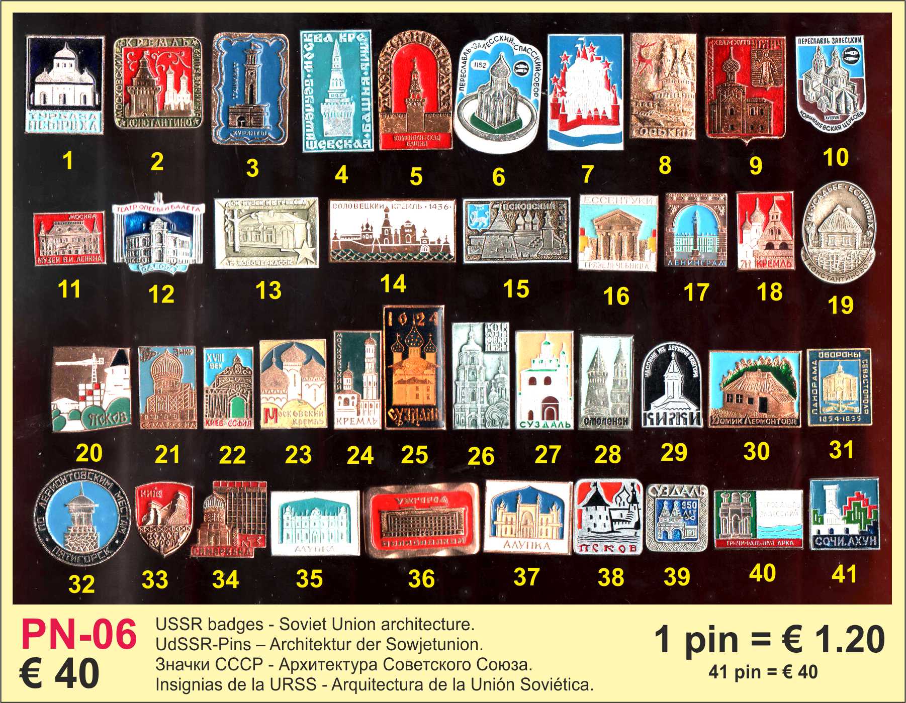 USSR pins architecture